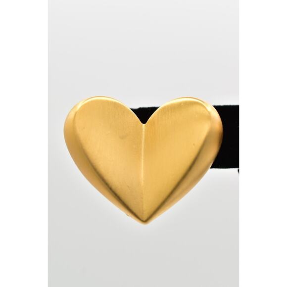 Givenchy Gold Heart Earrings - Picture 6 of 12